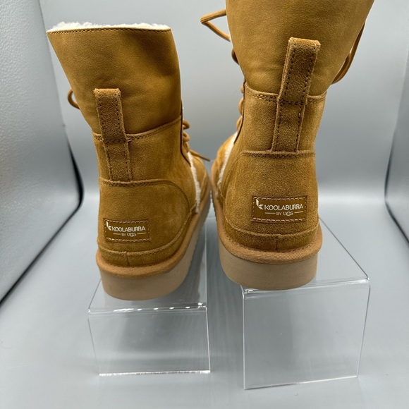 UGG Koolaburra Boots mid-calf Camel color Size 10 ready for winter in comfort - Picture 4 of 11